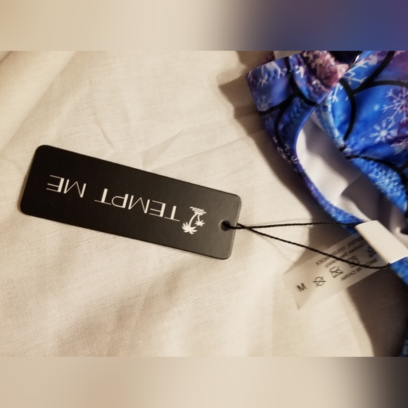 NWT TEMPT ME MERMAID OPEN DETAIL SIDE SWIMSUIT MED - Picture 11 of 11